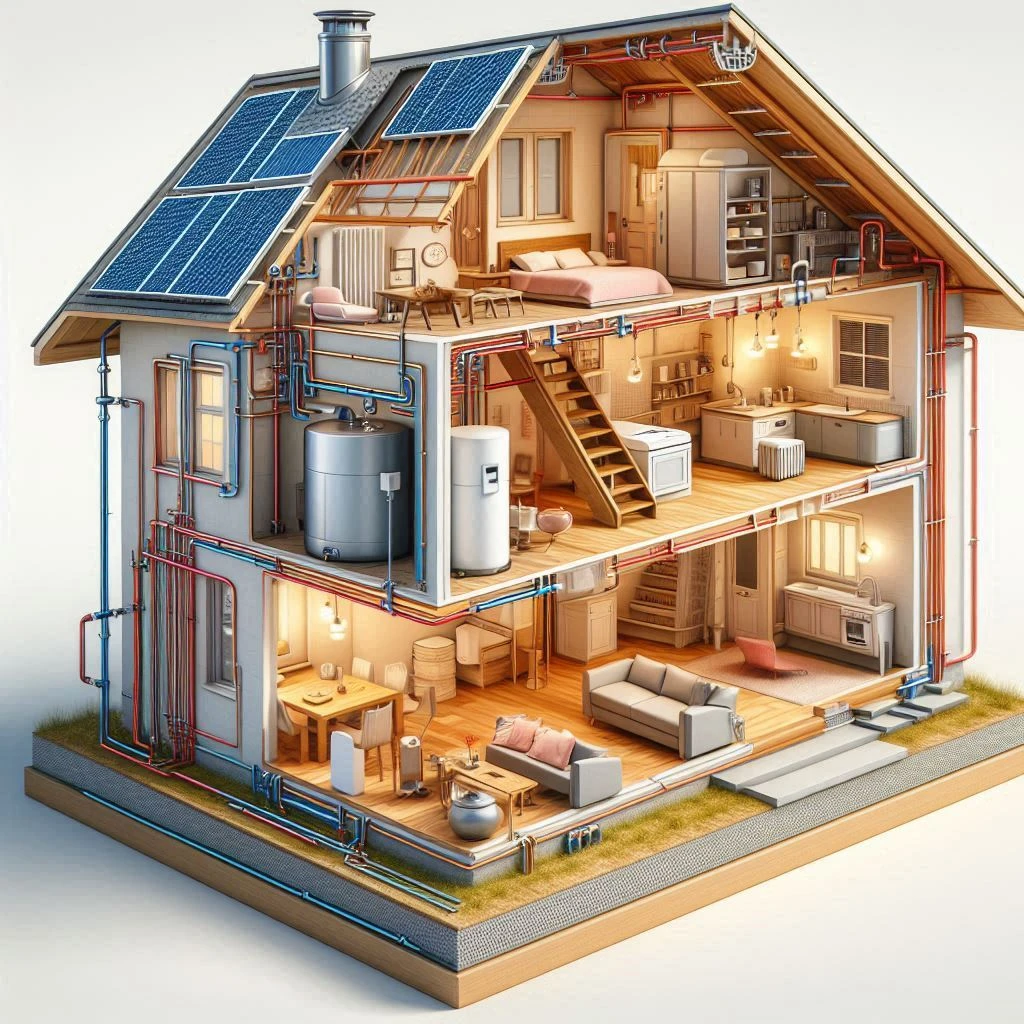 illustration chauffe-eau solaire Lancelon PLomberie
