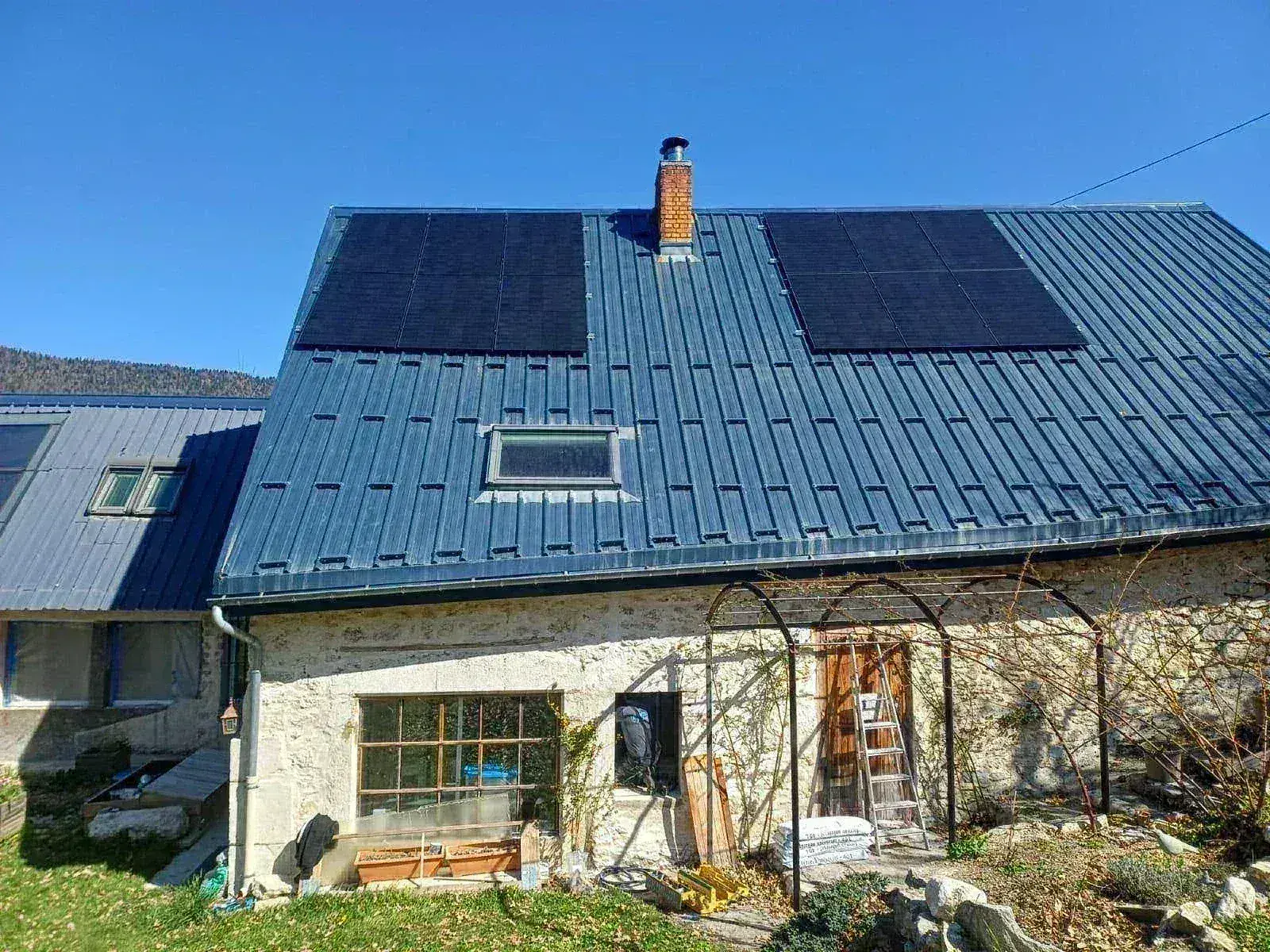 Plan large panneaux solaires Lancelon Plomberie